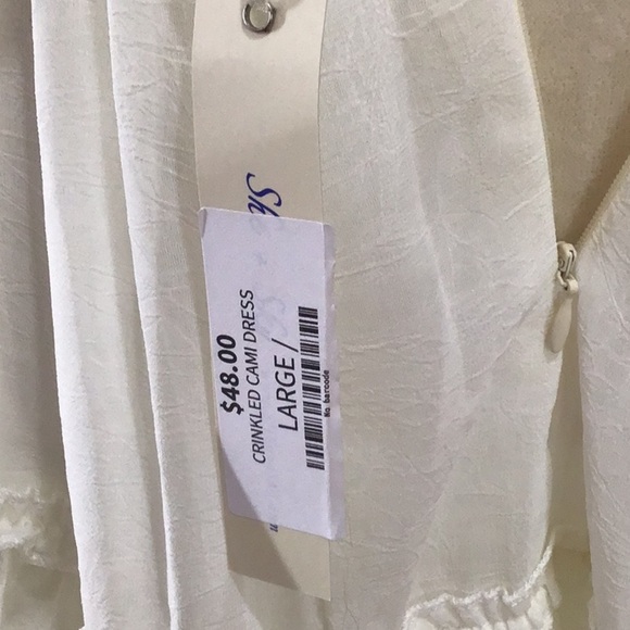 She + Sky Boho Tiered Sleeveless Cami Sundress Size Large NEW - Picture 6 of 8